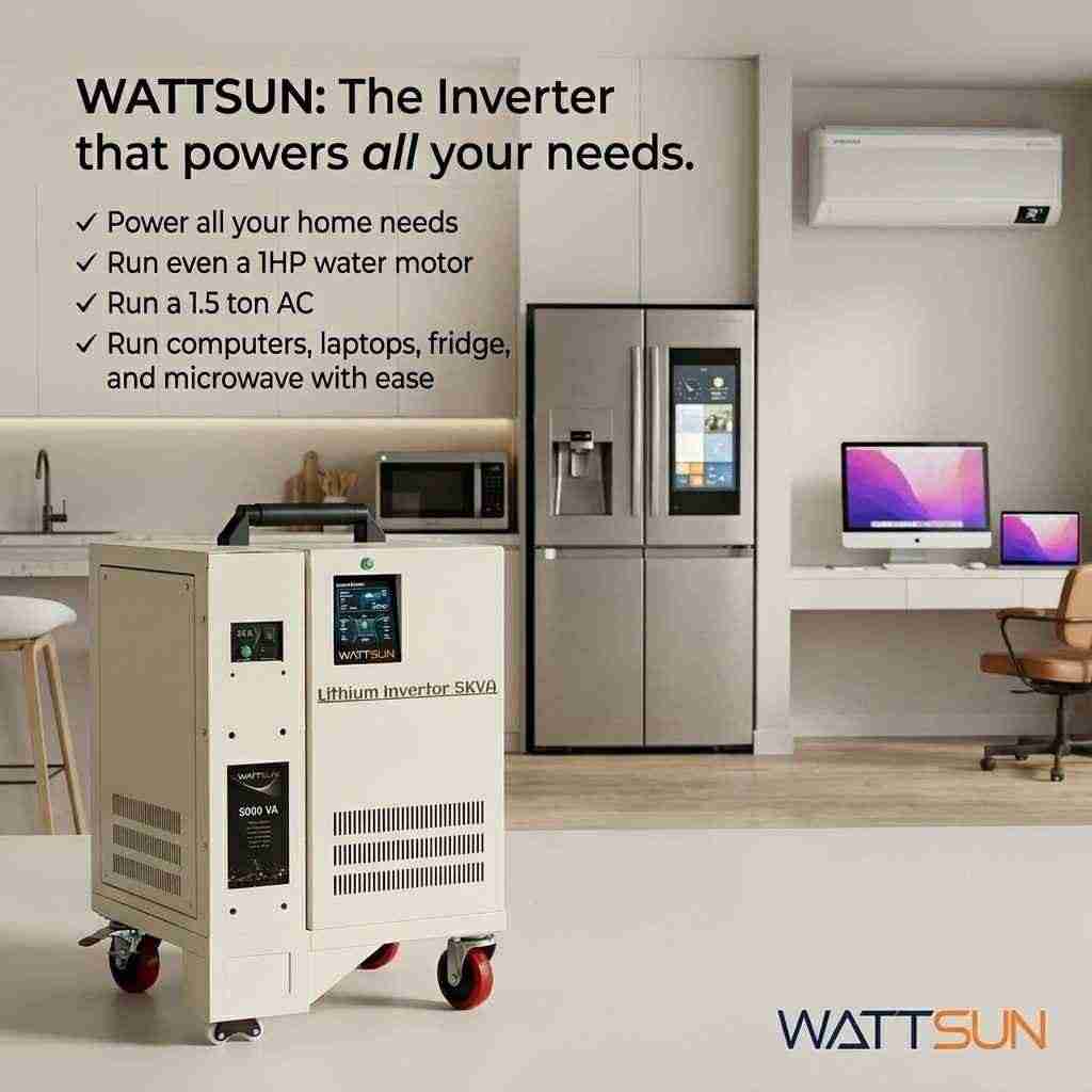 5KVA UPS, 5KVA Inverter, Lithium Inverter, Home UPS, Pure Sine Wave Inverter, Portable UPS, and Solar Compatible Inverter